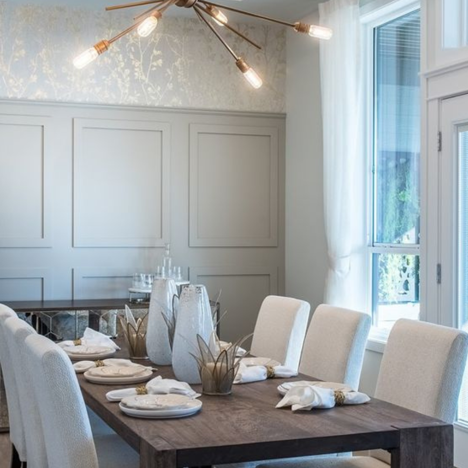 accent wall dining room