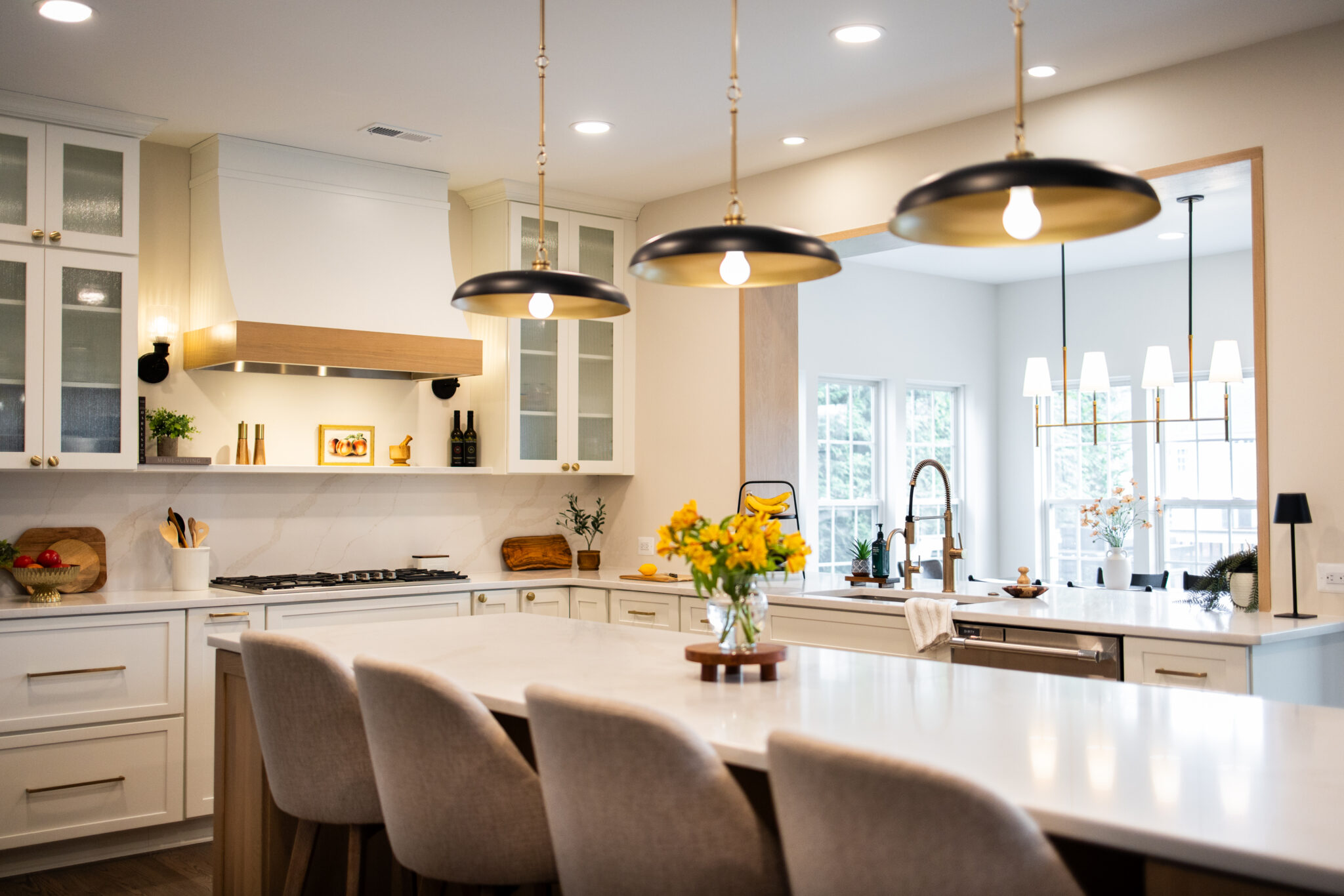 Traditional Transitional Kitchen Remodel in Brookeville, MD by Cornerstone Remodeling project photo